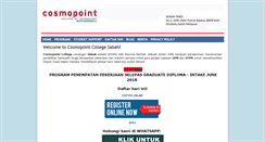 Desktop Screenshot of cosmopointkotakinabalu.com